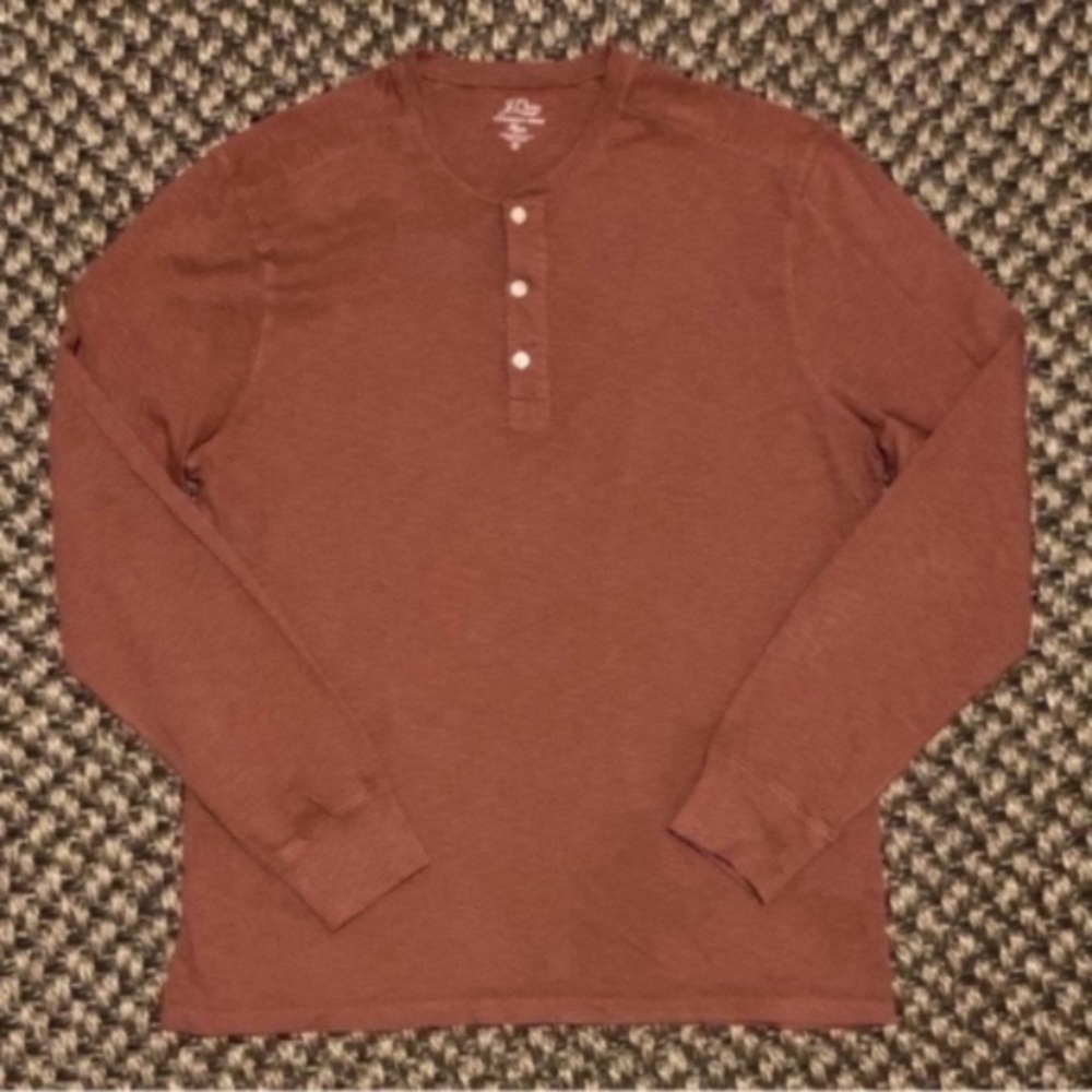 J. Crew Henley Long Sleeve T-shirt